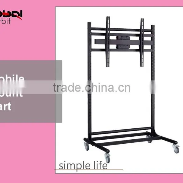 New Style Television Stand for Display, Adjustable TV Monitor Mount Cart