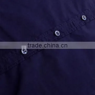 Men's 100% Cotton Poplin Shirt With Long Sleeve photo-3