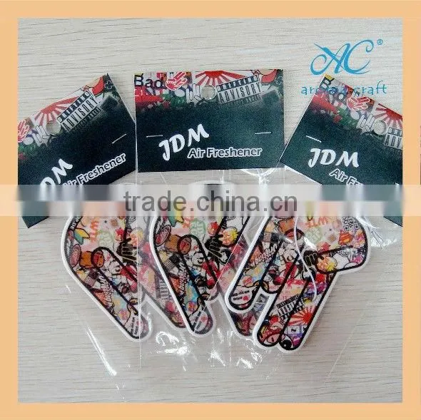 Customed Shape Popular Promotion Tobacco Scent Air Freshener photo-3
