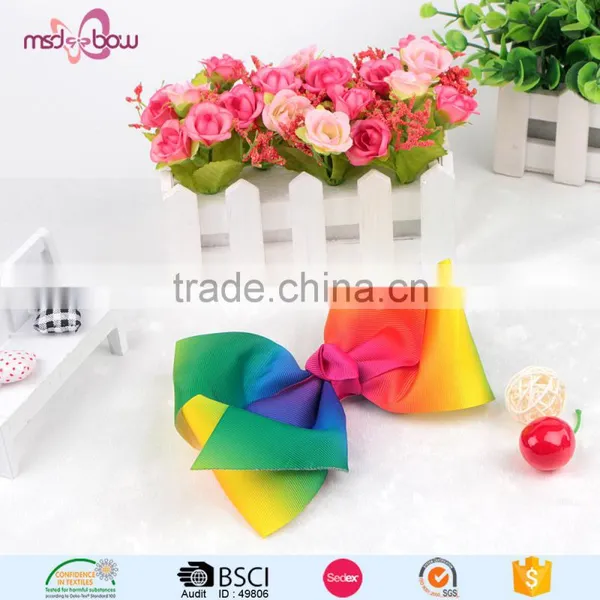 Wholesale Fancy Rainbow Hair Bow photo-2