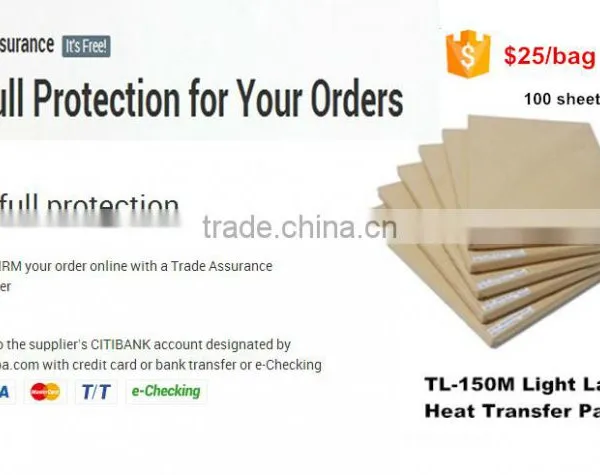 A4 Cotton t Shirt Transfer Paper for Laser Printer photo-2