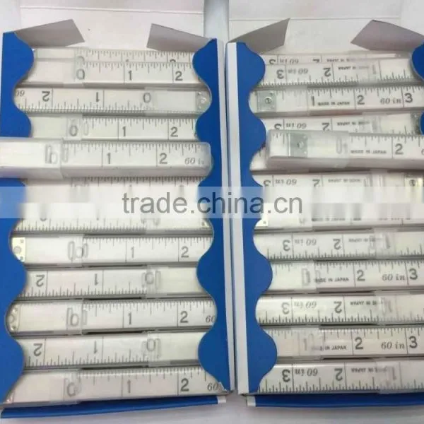 JAPAN MADE GLASSTER TAPE MEASURE ''TDS'' 150CM & 60'' RULER FOR TAILOR photo-4