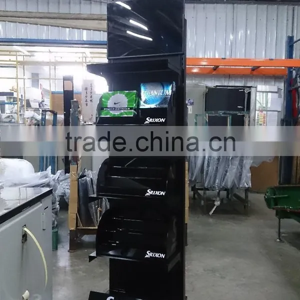 Unique Black Acrylice and Steel Golf Ball Box Display Stand photo-2