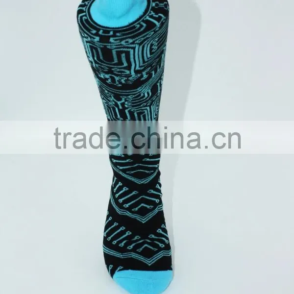 Wholesale Combed Cotton Dress Socks Men as Happy Socks Quality photo-2