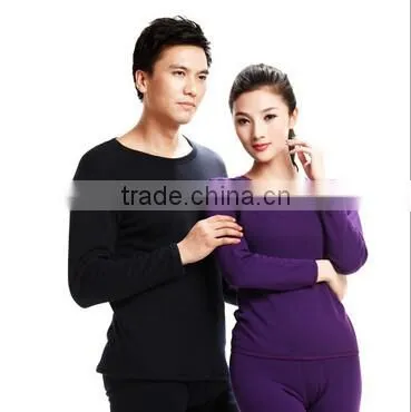 Top Brand High Quality Winter Thermal Suit Women And Men Long John Set Thick Warm photo-2