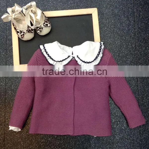 Bulk Blank Sweaters Hot Sale for Autumn and Fall/winter Collection Kids Garments Sweaters Baby Girls 1 Years Old Cardigans Red photo-6