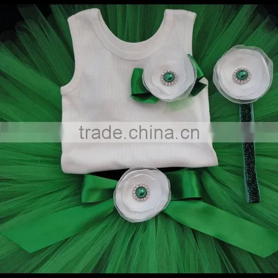 Hot Sales Kids Pettiskirt Ruffle Chiffon Petti Top Set 0-6years Pettiskirt photo-5