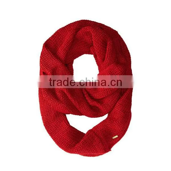 2015 Fashionable Scarf Wholesaler Lady Kinnted Infinity Scarf photo-2