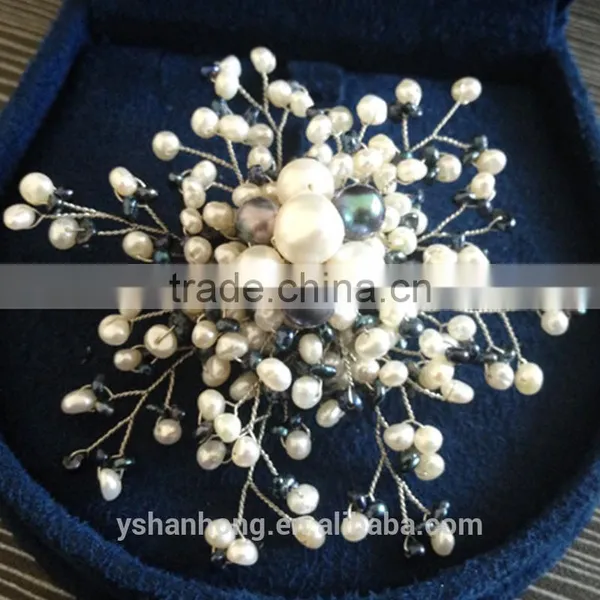 AAA Natural Freshwater Pearl Wholesale Bulk Brooch photo-4