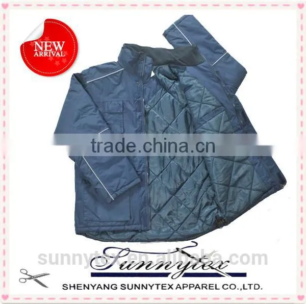 Workwear Rainproof Reflective Piping Men Winter Jackets photo-2