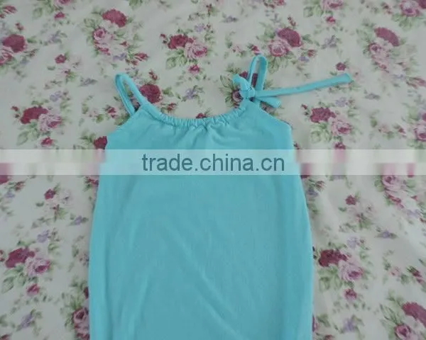 2016 Summer Hot Lovely Toddlers Swing Top Cotton Backless One-piece Strappy Halter Swimwear Comfortable Wholesale Swimwear photo-3