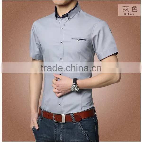 2015 Hot Sale Fashion Style Shirts Design for Men photo-2