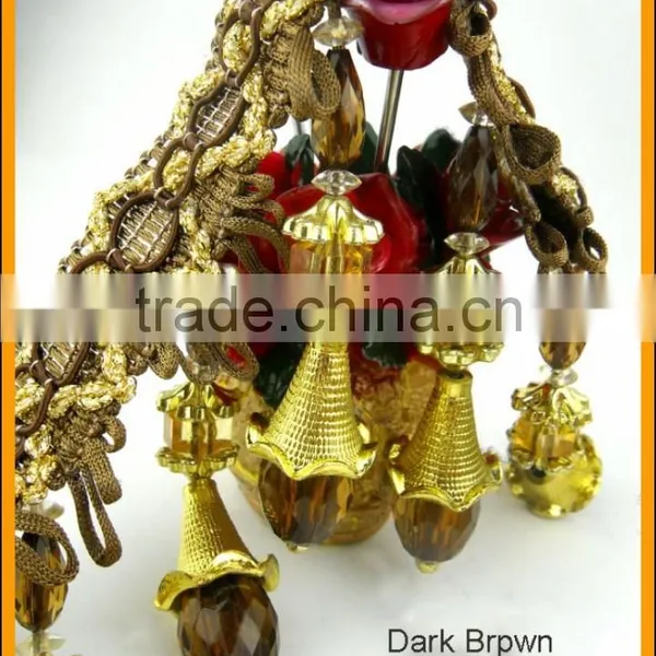 Factory Store High Quality Classic Glass Beaded Fringe photo-3