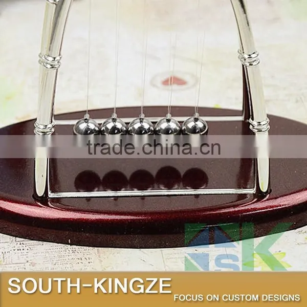 Oval Metal Kinetic Newton's Cradle, Theorem of Momentum Instrument photo-4