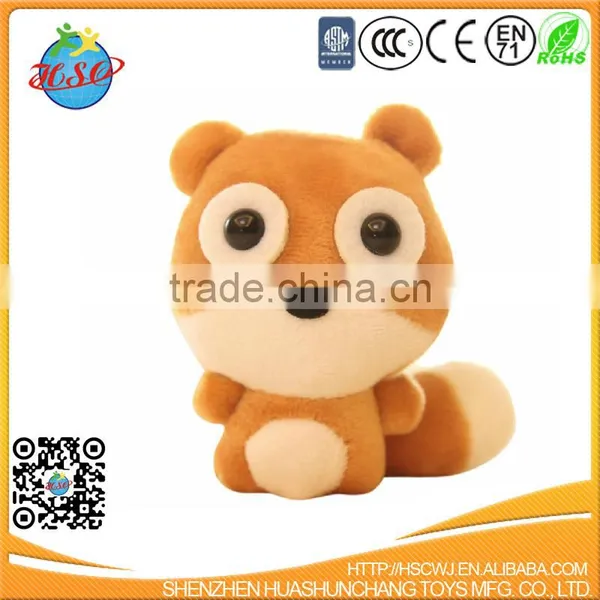 AMUSE Plush Brushy Rolly Brown and White Cuddly Hamster Animal Toy for Xmas photo-3