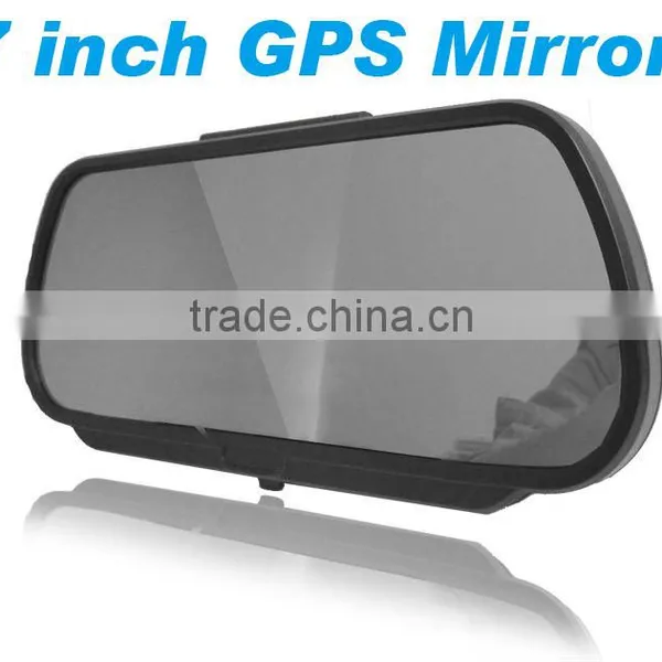High Definition Bluetooth Handsfree 7 Inch Rearview Mirror GPS photo-5