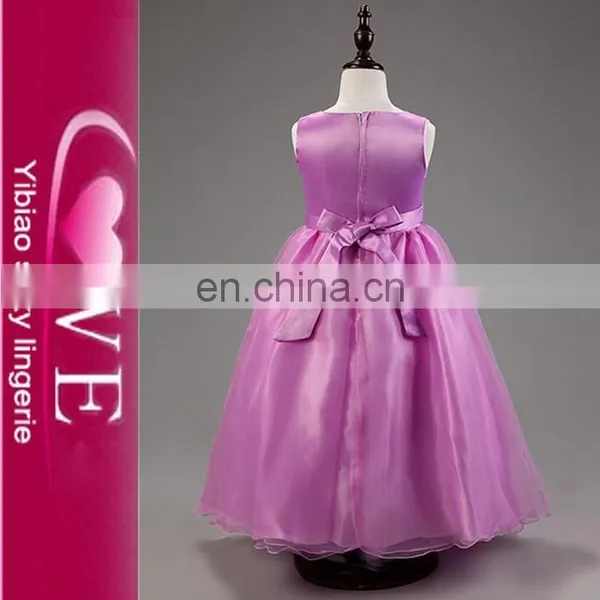 Wholesale Colorful Girl Party Wear Latest Design Flower Girl Dress Wedding Fancy Children Girl Dress photo-3
