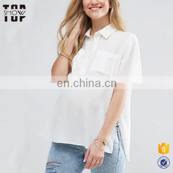 Wholesale Maternity Clothing With Side Splits Maternity Tops Wear