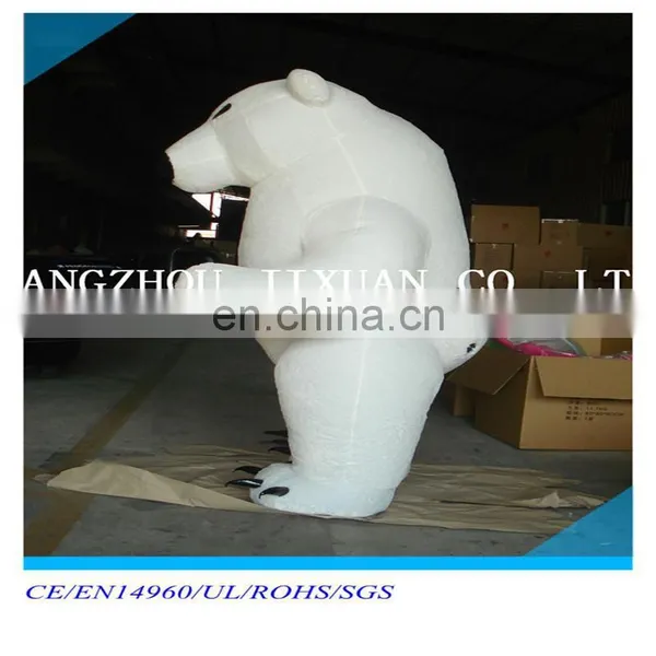 Hot Sale Polar Bear Costume/adult Polar Bear Onesie Costume photo-2