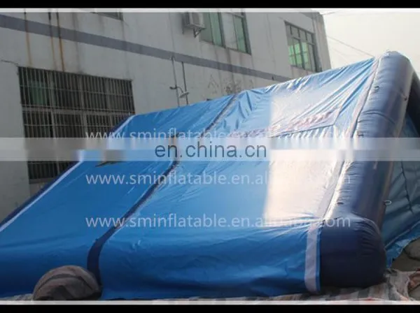 Wholesale Inflatable Blue Camping Air Tent,inflatable Triangle Lawn Tent for Advertisement photo-3