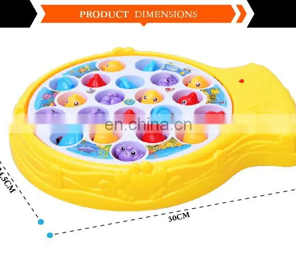 Hot Selling 2017 Electric Magnetic Battery Operated Fishing Game Baby Toy With Music photo-4