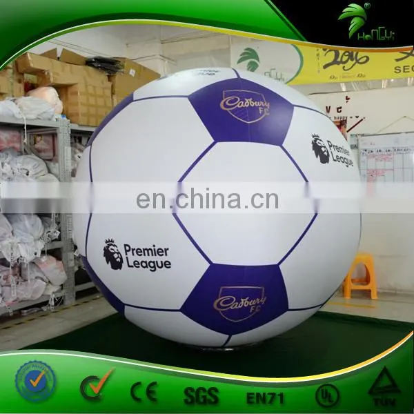 Hongyi Custom Cheap Inflatable Advertising Football Replica Balloon, Inflatable Soccer Ball photo-2