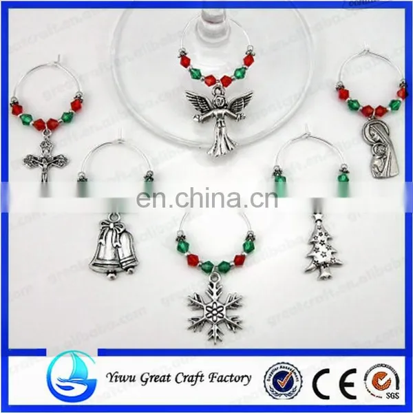 Catholic Christmas Wine Charms Wine Glass Charms