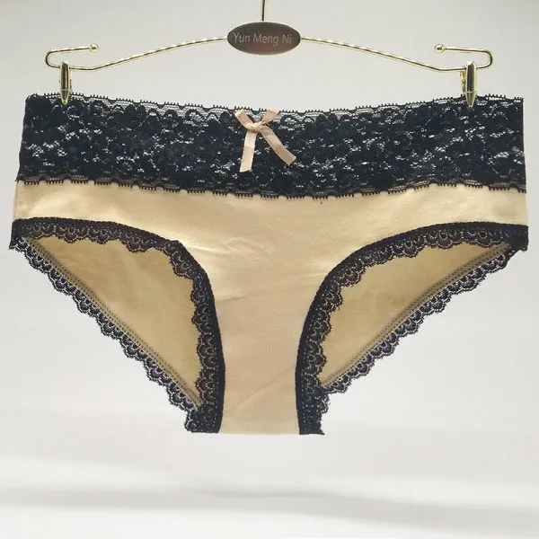 Very Hot Sale Transparent Lace Waist Belt Underwear Soft Cotton Women's Briefs Sexy Woman Panty photo-5