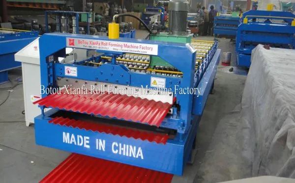 Quality Assured Colored Single Deck Corrugated Roof Board Construction Machinery photo-2