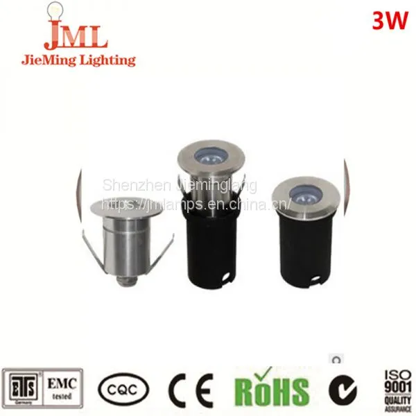 Mini LED 2W CE RoHS 12V/85-265V/dc24v Recessed Lighting LED Spot Floor Garden Yard LED Underground Light