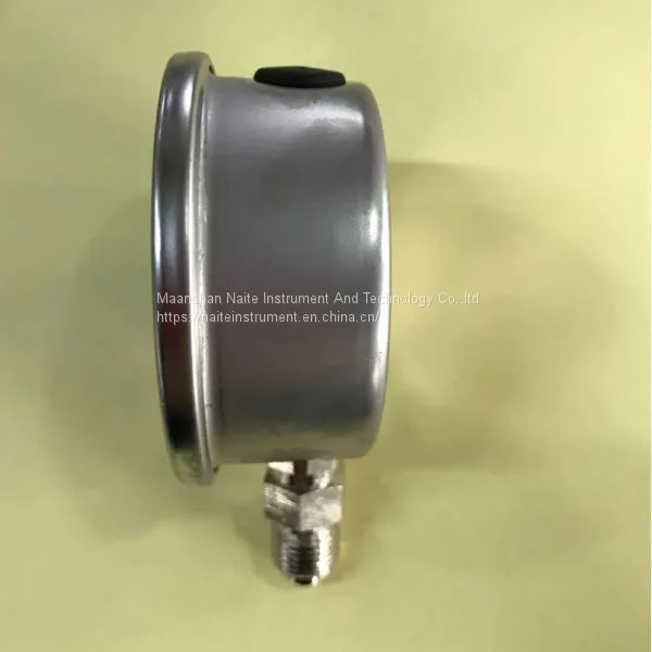 2.5 Inch Dial Face BSP Connector Oil Filled Vacuum Gauge photo-2