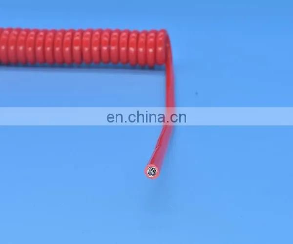 Trailer Wire Electrical Spiral Cable 7 Core Spiral/truck Cables Coil Low Voltage Flexible Retractable Spiral Spring Coiled Cable photo-5