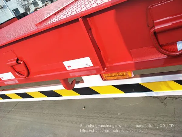 Made in China Gooseneck Low Platform Semi Low Flatbed Trailer Lowbed Truck Trailer for Sale photo-5