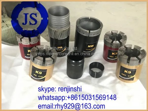 Tangshan(Jinshi,JS) for Hard Rock Mining Diamond Core Drill nq hq nx Diamond Core Bit photo-2