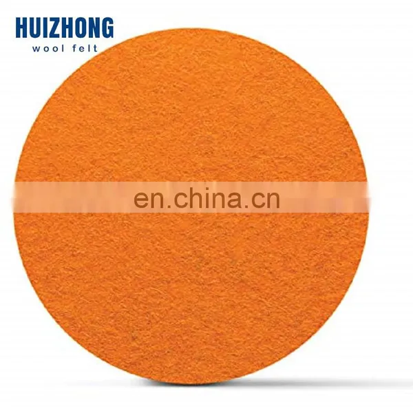 Various Colors Customized Leaf Shape Cheap Felt Cup Coaster photo-5