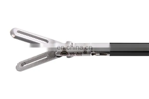 Laparoscopy Instruments S-shaped Hollow Vertical Teeth Grasper China Medical Supplies photo-3