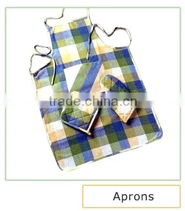 Apron Set/ Waist Apron/ Kitchen Apron