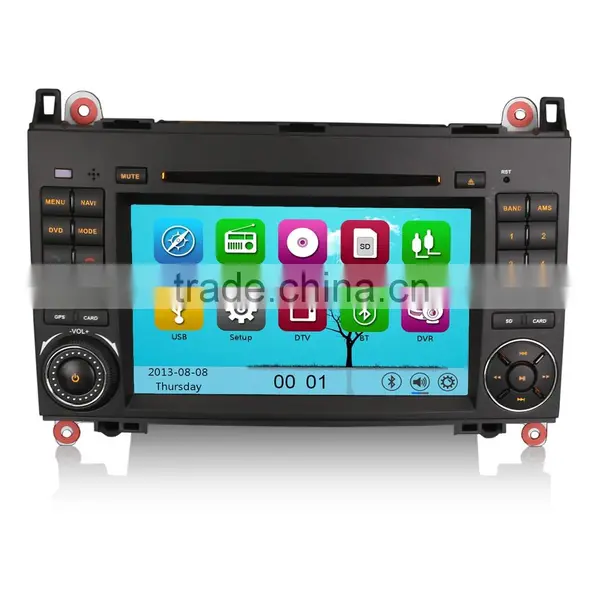Erisin ES7682M 7 Inch 2 Din Car DVD Player GPS for Mercedes A-Class W169 photo-3