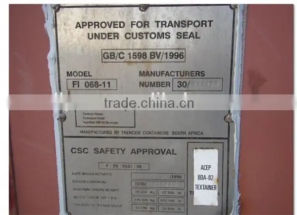 Shipping Container/20ft Shipping Container Used Price photo-6