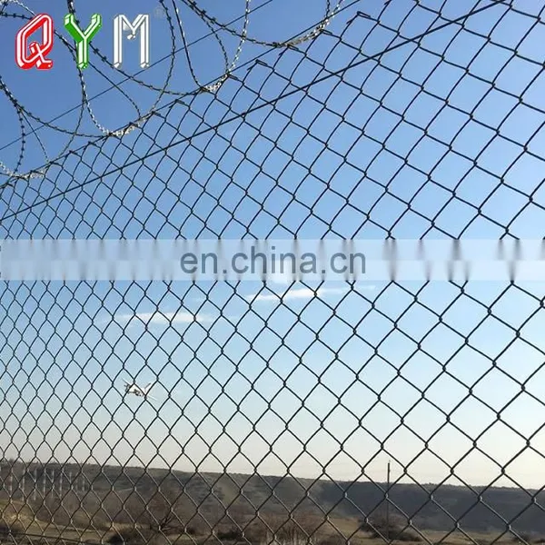 Prison Airport Chain Link Fence With Barbed Wire on Top photo-3