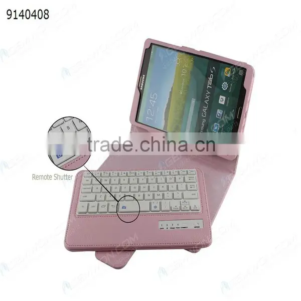 Bluetooth Keyboard for Samsung GALAXY TabS 8.4" T700,pink photo-3
