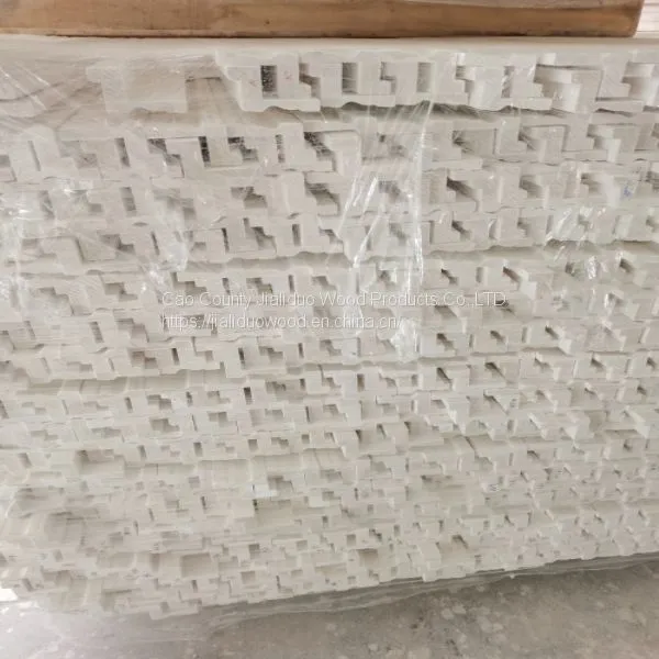 Manufacture Directly Poplar Wood Shutter Composites Components/ Paulownia Real Wood Shutter Components photo-4