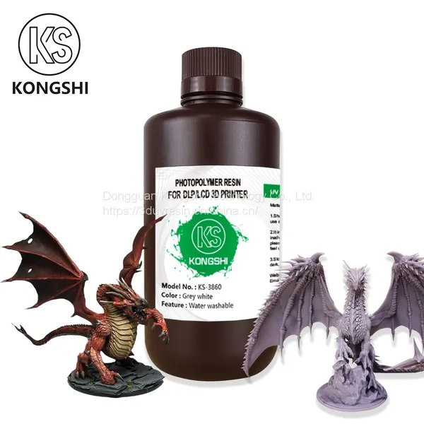 KS-3860 Water Washable Hard UV Resin Used for Making Models Photosensitive Resin Suitable for 3D Printers photo-2