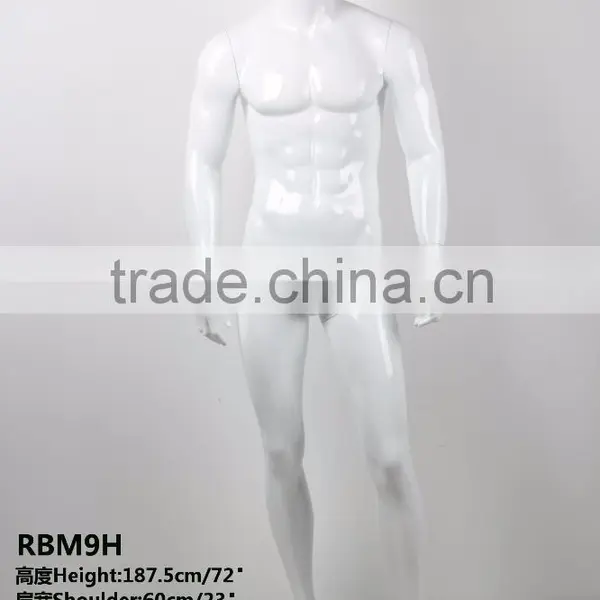 high quality fiberglass male mannequin doll full body for sale