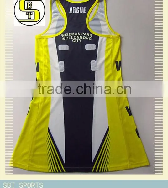 Sports Garmentmade,custom Sublimation Printing Netball Jersey photo-2