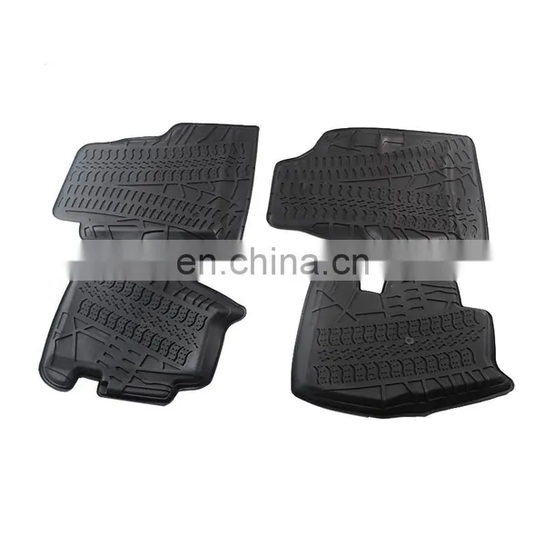 Offroad Auto Foot Mat for Jeep Wrangler TJ 97-06 Car Accessories Black Car Mat photo-3