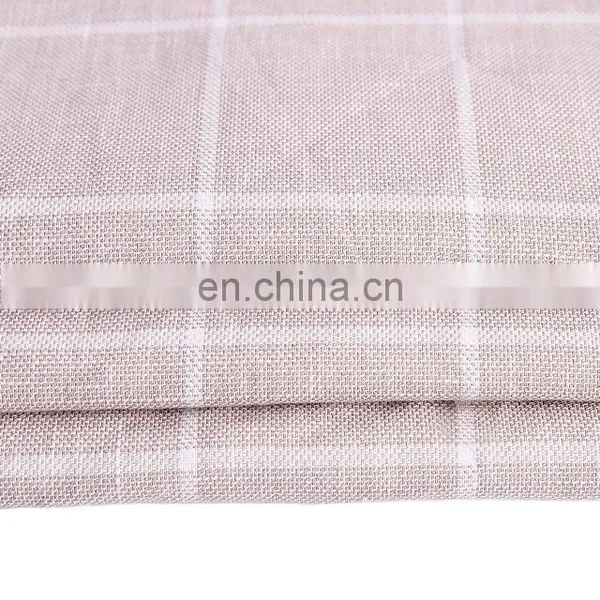 Stock Yarn Dyed Fabric Cotton Linen Blended Stripe Fabric Dress Skirt Fabric photo-4