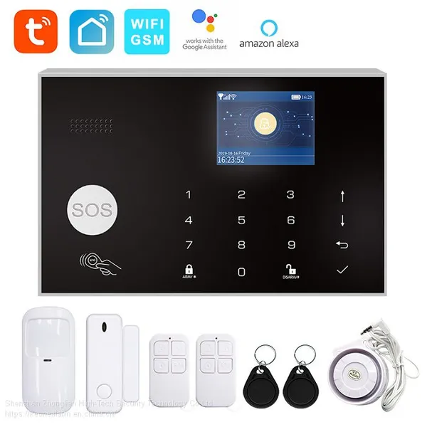 2025 China GSM Security Alarm System Anti Theft With LED Screen Smart Safety System