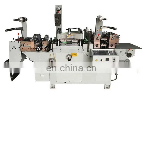 Automatic Leather Tag Paper Gold Label Hot Foil Stamping Machine photo-2