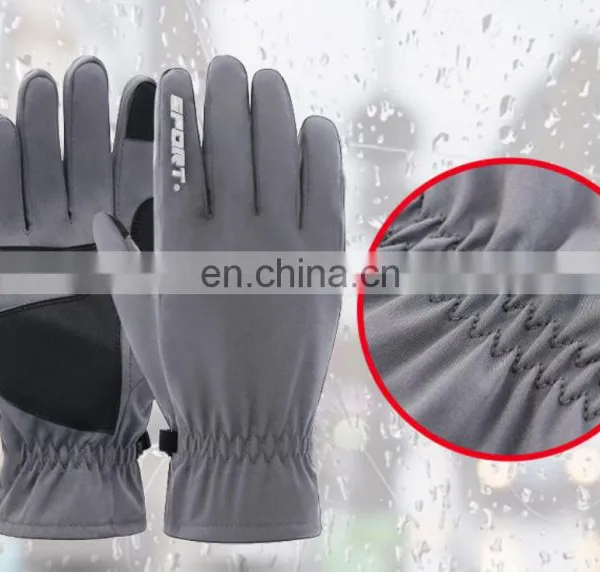 Warm Waterproof Windproof Motorbike Racing Gloves Touched Screen Winter Anti-Skid Bicycle Cycling Gloves photo-4